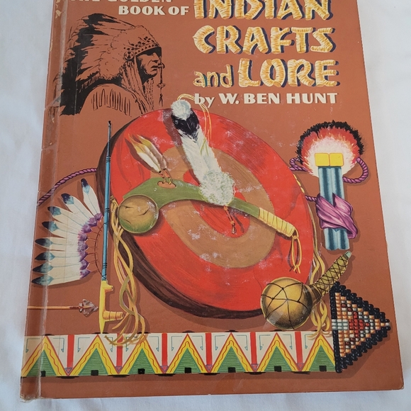 Vintage The Golden Book of Indian Crafts and Lore, 1954, by W. Ben Hunt - Picture 13 of 13